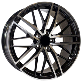 Replica for MERCEDES 142 Black Polish 18*8