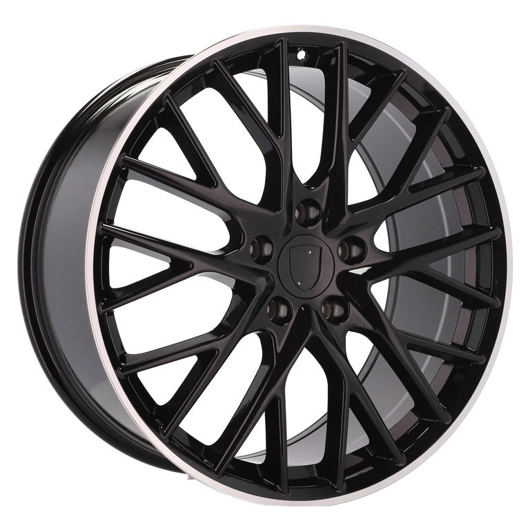 Replica for PORSCHE 5541 Gloss Black Diamond Lip   20*9.5