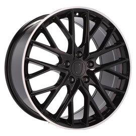 Replica for PORSCHE 5541 Gloss Black Diamond Lip   20*9.5