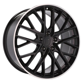 Replica for PORSCHE 5541 Gloss Black Diamond Lip   21*9.5