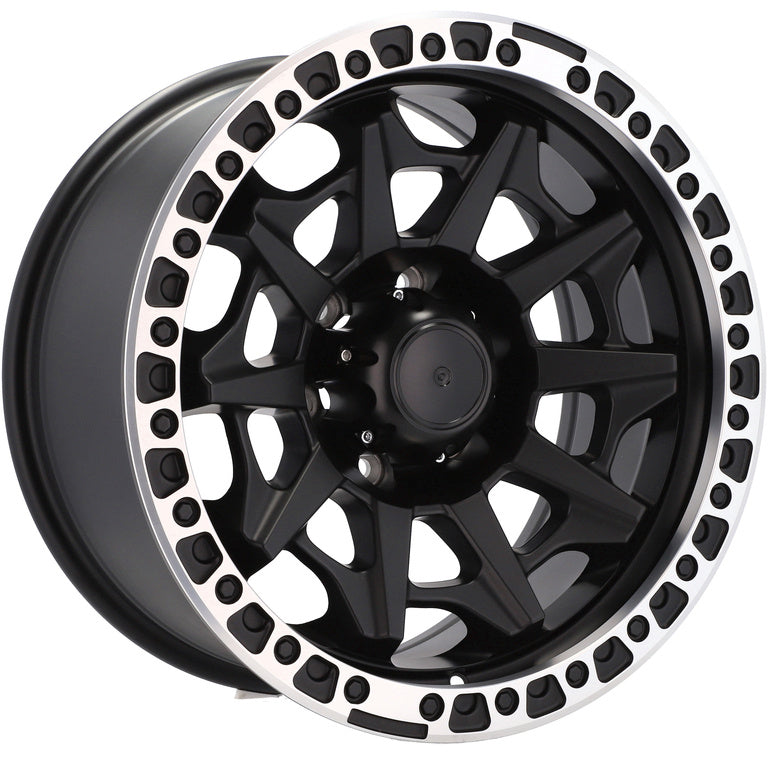 Replica 4x4 IWX15 Black Matt Polished Lip 16*10