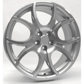 Replica for Alfa Romeo 395 Silver Machined 17*7 - D-elastikashop.gr