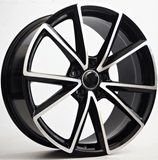 Replica for AUDI 115 Black Polish 19*8.5