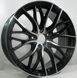 Replica for BMW 389 Black Polish 19*8.5