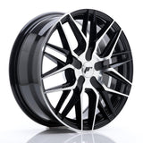 Japan Racing Wheels JR28 Gloss Black Machined Face 17*7