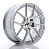Japan Racing Wheels JR30 Matt Silver Machined 17*7