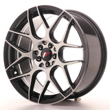 Japan Racing Wheels JR18 Black Machined 17*8