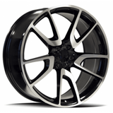 Replica for MERCEDES 10483 Black Poilish 18*8.5