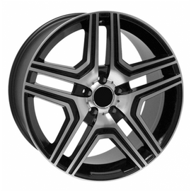 Replica for MERCEDES 666 Black Polish 22*10 - D-elastikashop