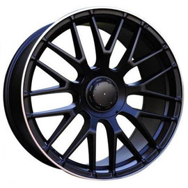 Replica for MERCEDES 912 Matt Black Diamond Lip 19*9.5 - D-elastikashop