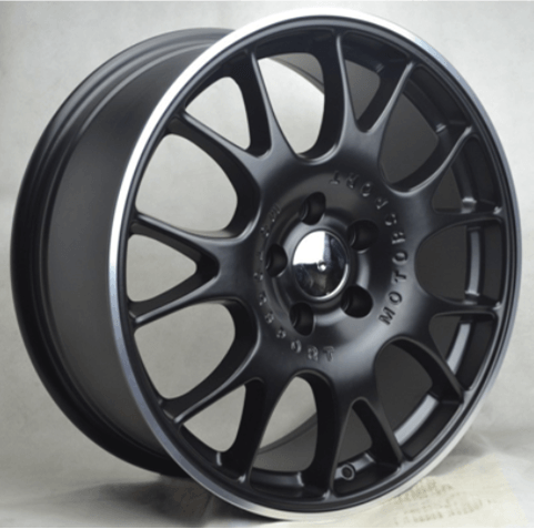 Replica BBS CH Motosport Matt Black with Diamond Lip 18*9 - D-elastikashop