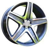 Replica for MERCEDES 554 New Anthracite Polish 22*10