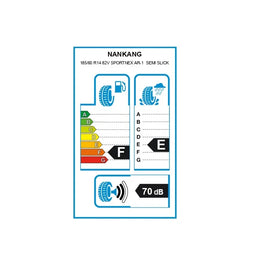 185/60R14 82V Nankang AR-1 SEMI SLICK