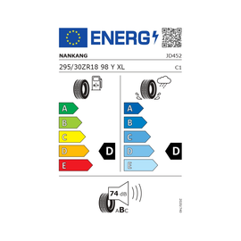 295/30R18 98Y XL Nankang AR-1 SEMI SLICK