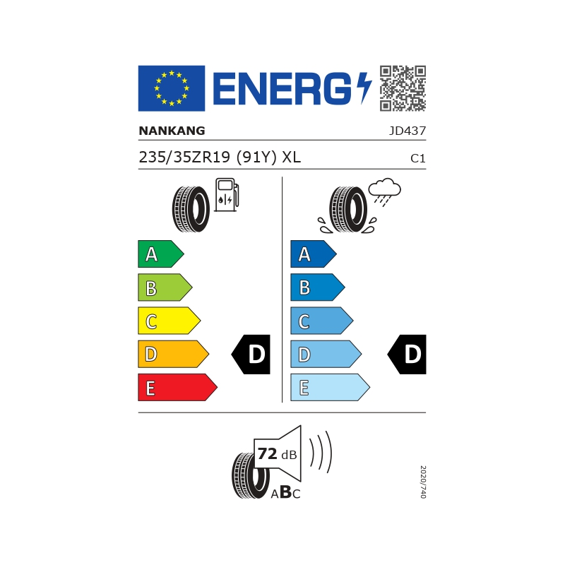 235/35R19 91Y XL Nankang AR-1 SEMI SLICK