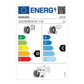 235/40R18 95Y XL Nankang CR-S SEMI SLICK