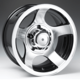 Replica for 4x4 520 Black Polished 13*6,5