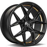 79Wheels SCF-B MATT BLACK GOLD BARELL 18*9