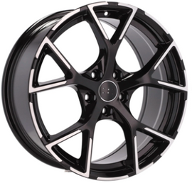 Replica for AUDI 5997 Black Polish 18*8