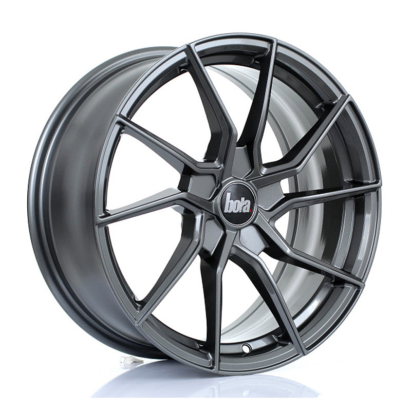 Bola Wheels B25 Gloss Gun Metal 17*7.5