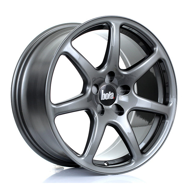 Bola Wheels B7 Gloss Gun Metal 18*8.5