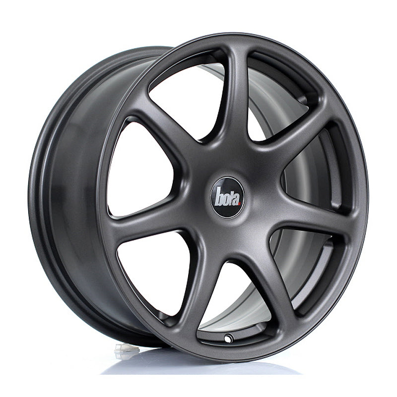 Bola Wheels B7 Matt Gun Metal 17*7.5