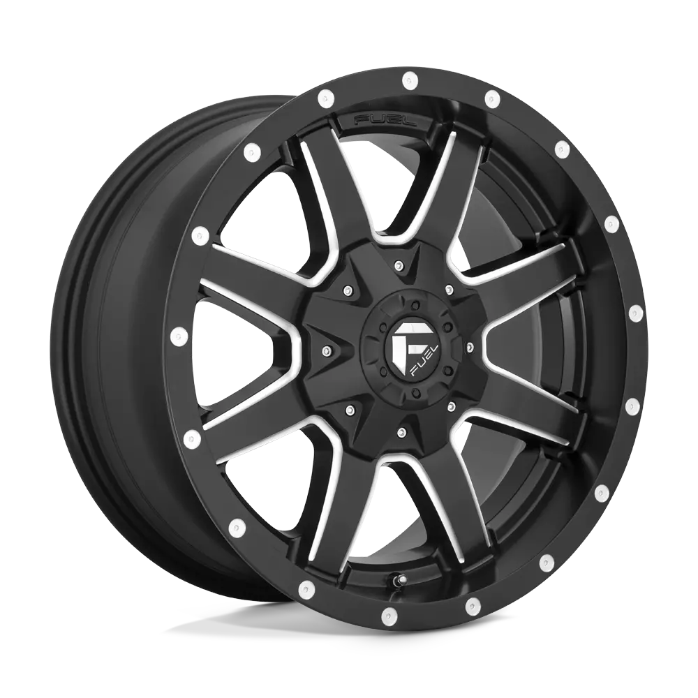 Fuel 1PC D538 Maverick Matt Black Milled 18x9 4X4