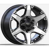 Replica for 4x4 IWX07 Black Polished 15*7