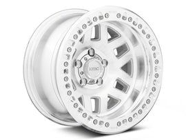 KMC KM229 Machete Crawl Beadlock Silver Machined Ring 17x9 4X4