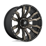 Fuel 1PC D674 Blitz Matt Black Double Dark Tint 22x10 4X4