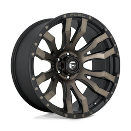 Fuel 1PC D674 Blitz Matt Black Double Dark Tint 20x12 4X4