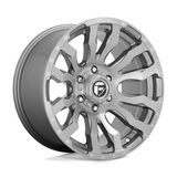 Fuel 1PC D693 Blitz Brushed Gun Metal Tinted Clear 22x12 4X4