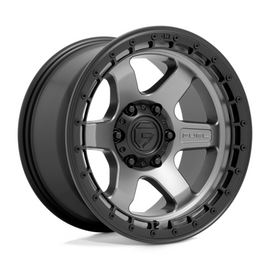 Fuel 1PC D752 Block Matt Gun Metal 18x9 4X4