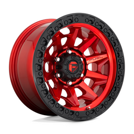 Fuel 1PC D695 Covert Candy Red Black Bead Ring 20x9 4X4