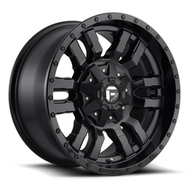 Fuel 1PC D596 Sledge Matt Black 22x10 4X4