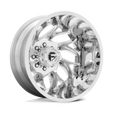 Fuel 1PC D740 Runner Chrome 22x12 4X4