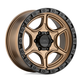 KMC KM539 Portal Satin Bronze Satin Black Lip 17x8,5 4X4