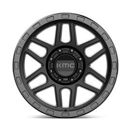 KMC KM544 Mesa Satin Black Gloss Black Lip 20x9 4X4