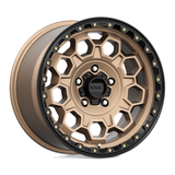 KMC KM545 Trek Matt Bronze Black Lip 17x9 4X4