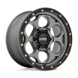 KMC KM541 Dirty Harry Satin Gray Black Lip 17x8,5 4X4