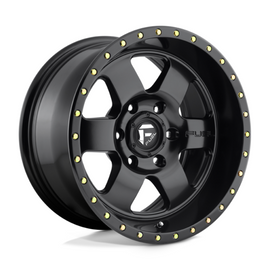 Fuel 1PC D617 Podium Matt Black 17x9 4X4