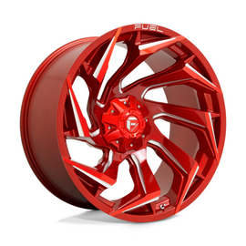 Fuel 1PC D754 Reaction Candy Red Milled 20x9 4X4