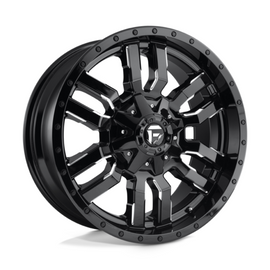 Fuel 1PC D595 Sledge Gloss Black 22x10 4X4