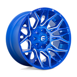 Fuel 1PC D770 Twitch Anodized Blue Milled 20x10 4X4