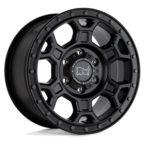 Black Rhino Midhill Matt Black Gun Metal Bolts 16*8  4*4