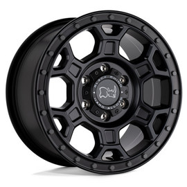 Black Rhino Midhill Matt Black Gun Metal Bolts 16*8  4*4