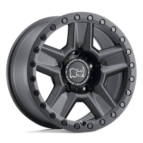 Black Rhino Ravine Matt Black 17*8.5  4*4