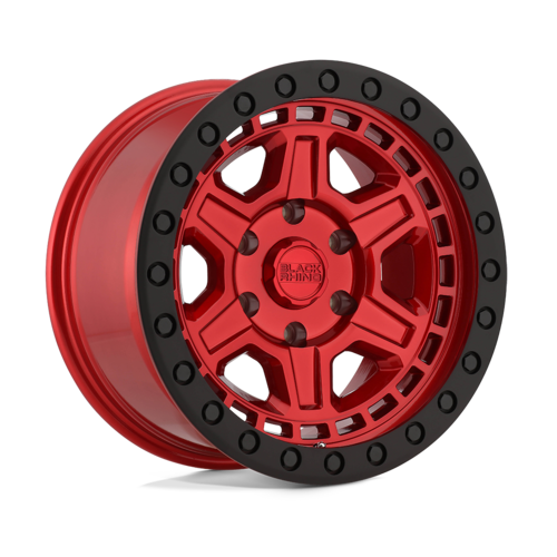 Black Rhino Reno Candy Red Black Rings & Bolts 17*9  4*4