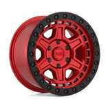 Black Rhino Reno Candy Red Black Rings & Bolts 17*9  4*4