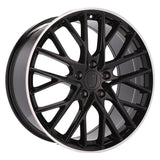 Replica for PORSCHE 5541 Gloss Black Diamond Lip   21*9.5